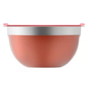 Set bol cu capac, 2 buc, 18-20cm, AMBITION Minestrone, roz 