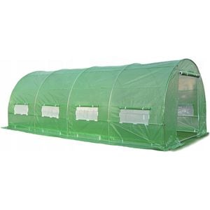 Solar/ sera gradina cu schelet metalic 6 x 3 m, verde