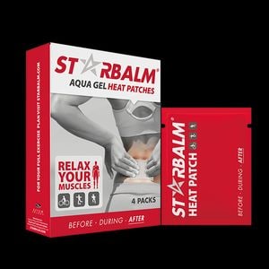 Starbalm Aqua Gel Heat Patches 8x12cm. (4 buc.) - plasturi cu efect de incalzire Aqua Gel, pentru dureri musculare si articulare