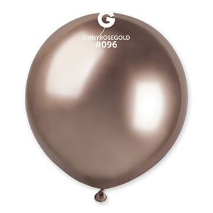 Balon Latex Jumbo Shiny Rose Gold- 48 cm, GB150.91, set 5 buc