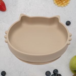 Bol din silicon, AppeKids - Kitty II - Bubble Beige