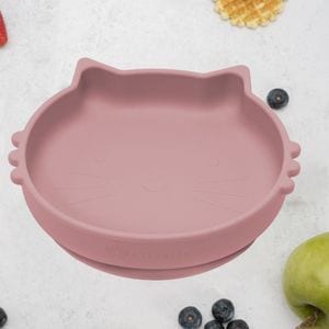 Bol din silicon, AppeKids - Kitty II - Old Rose