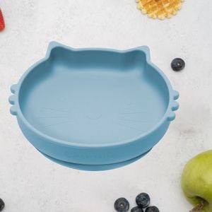 Bol din silicon, AppeKids - Kitty II - Aqua Blue