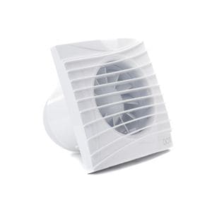 Ventilator baie SILENT 4C TURBO, Clapeta antiretur, Motor Long Life 40000h, Debit 120mc/h, 100mm
