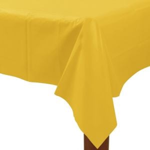 Fata de masa  pentru petreceri - Sunshine Yellow, 137cm x 274 cm,  77015-09, 1 buc