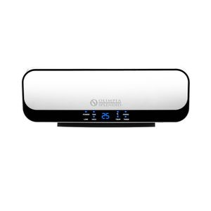 Aeroterma ceramica de perete Olimpia Splendid CALDO UP T, 2000W, display, telecomanda, alb/negru