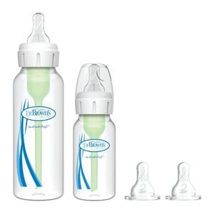 Pachet Biberoane Anti-Colici cu Gat Ingust, PP, MiniStarter Options Plus