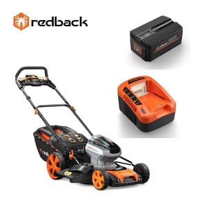 Masina de tuns gazonul pe acumulatori Redback E146C+EP60+EC50, 457mm, acumulator 40V/6Ah, incarcator 40V/5A