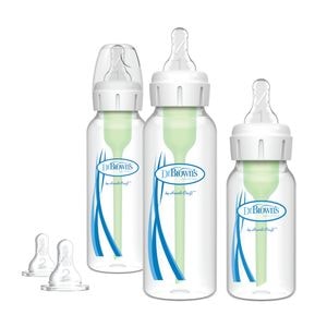 Pachet Biberoane Anti-Colici cu Gat Ingust PP, Starter Kit BPA Free