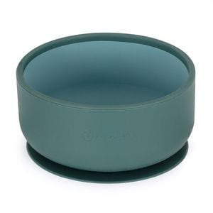 Bol Petite&Mars, Take&Match, Cu ventuza, Silicon, Fara BPA, 450 ml, 6 luni+, Verde
