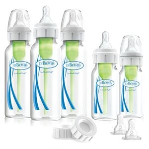 Set Promotional Biberoane Anti-Colici cu Gat Ingust PP "Options Plus"