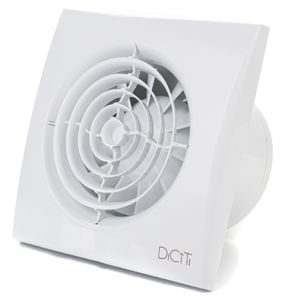 Ventilator baie AURA 4C MR Silent, Clapeta antiretur, Timer, Garantie 5 ani, Motor Long Life 40000h, Debit 90mc/h, 100mm