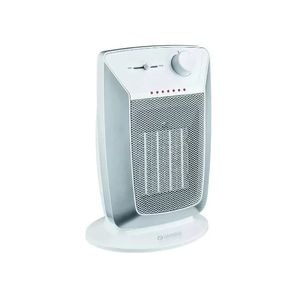 Aeroterma electrica cu ventilator Olimpia Splendid Caldostile M, tehnologie ceramica, 2 trepte putere, 24 mp, 2000 W, termostat, alb