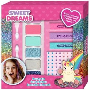 Set de machiaj si accesorii de par pentru fetite, Sweet Dream