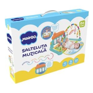 Jucarie Interactiva Bebelusi MiniBo, Salteluta Muzicala, 0 luni+