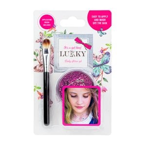 Gel body glitter pentru copii Lukky, Roz, 15395