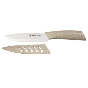 Cutit chef AMBITION Skiv, 15cm, alb, lama ceramica 