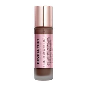 Corector Makeup Revolution, Conceal & Define, Oil Free, Cream Foundation, 23 ml, F 18