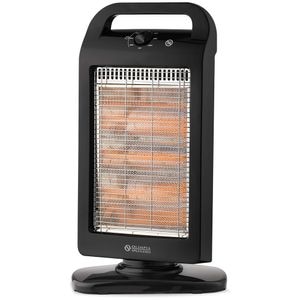 Aeroterma cu infrarosu Olimpia Splendid Solaria Evo, 18mp, halogen, termostat siguranta, oscilatie 90, 1200W, Negru