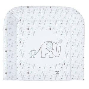 Saltea de infasat cu trei margini BEBE-JOU Ollie, 72x77 cm, alb-gri
