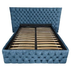 Pat tapitat cu somiera Beds Place, Cyntia wide Premium, bej 020, 200x200 cm, H150