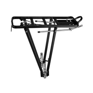 Portbagaj de bicicleta universal din aluminiu, reglabil, capacitate 35kg, negru