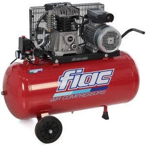 Compresor de aer cu piston monofazat, FIAC Professional Italia, tip AB100/415MC, 230V, rezervor 100l, debit 400l/min, 10 bar, ungere cu ulei