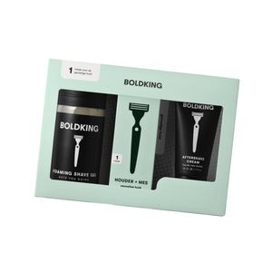 Set pentru barbierit piele sensibila Shave Set Sensitive Skin cu aparat de ras, gel 75ml si after shave 50ml