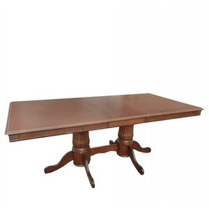 Masa extensibila living RH7132 EXT, 160 x 100 x 77 cm, lemn, maro