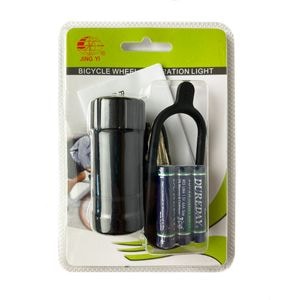 Lumini decorative pentru roata bicicleta PROCART, 20 LED-uri colorate, 2 moduri iluminare, fir 2 m