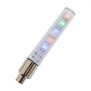 Set 2 bucati ventil luminos 5 LED-uri PROCART, alimentare baterii