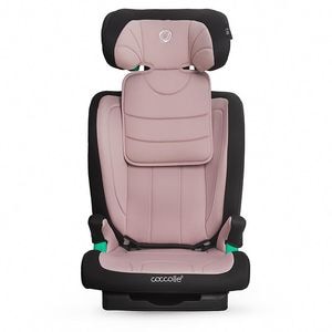 Scaun auto COCCOLLE Eris, i-Size, Isofix, 100-150 cm, tetiera si spatar reglabile, pozitie somn junior, 15-36 kg, roz