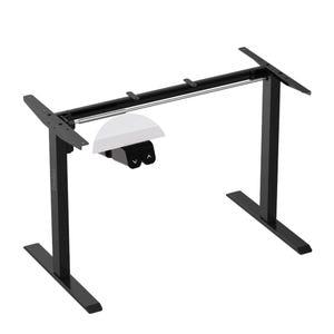 Cadru electric pentru birouri, reglaj inaltime 70-120 cm, sistem anti coliziune, Zendeco R1, rezistenta  70Kg, negru