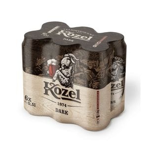 Bere neagra Kozel Dark bax 0.5L x 6 doze