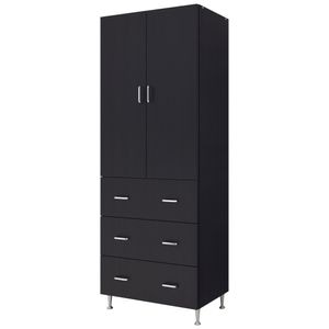 Dulap 70x35x180 cm, 2U-3S Wenge
