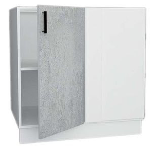 Corp inferior bucatarie Sani Glamur, MDF, 80 x 48 x 82 cm, gri