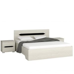 Set Pat 140 x 200 cm + doua Noptiere Valencia K001