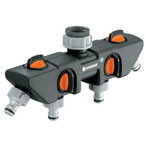 Distribuitor Gardena cu 4 cai, confectionat din plastic, pentru furtun