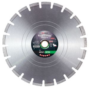 Disc diamantat DIATECH, tip Road Combo Standard, 350mm x 30 / 25.4 mm, asfalt si beton