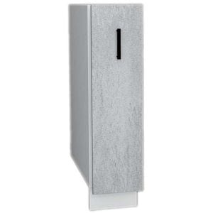 Corp inferior bucatarie Sani Glamur, MDF, 20 x 48 x 82 cm, gri
