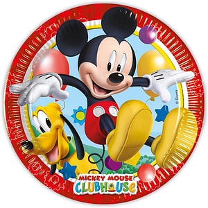 Set 8 farfurii carton 23 cm, Mickey Playful, NG