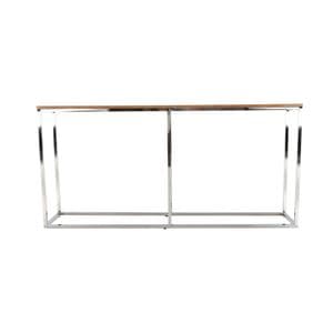 Consola living DacEnergy, MDF, 160 x 30 x 77 cm, crom-stejar