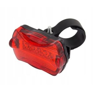 Stop spate bicicleta, Esperanza, 5 LED-uri, 7 moduri iluminare, clema fixare, rosu