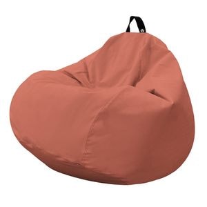 Fotoliu Updeco Puf Bean Bag tip para XL Chroma, impermeabil, poate fi folosit outdoor, cusatura dubla, sac interior, cu maner, 90 x 90 x 60 cm, Lava