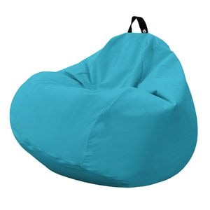 Fotoliu Updeco Puf Bean Bag tip para XL Chroma, impermeabil, poate fi folosit outdoor, cusatura dubla, sac interior, cu maner, 90 x 90 x 60 cm, Turquoise