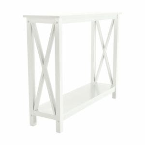 Consola living DacEnergy, MDF, 100 x 30 x 80 cm, alb