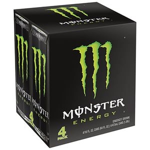 Bautura energizanta MONSTER Green bax 0.5L x 4 sticle