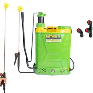 Pompa de stropit 2 in 1, acumulator + manuala, PARTNERPRO, 16 litri, 3 duze incluse
