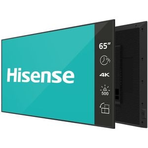 Display profesional HISENSE 65DM66D, 65", 4K UHD, 60Hz, Wi-Fi, Boxe, negru