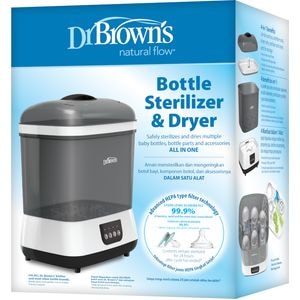 Dr. Brown's Sterilizator cu Uscator  electric  pentru biberoane, gri